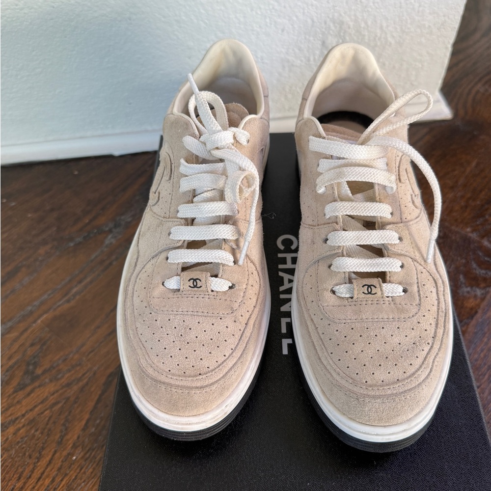CHANEL Beige Athletic Shoes - Picture 5 of 10